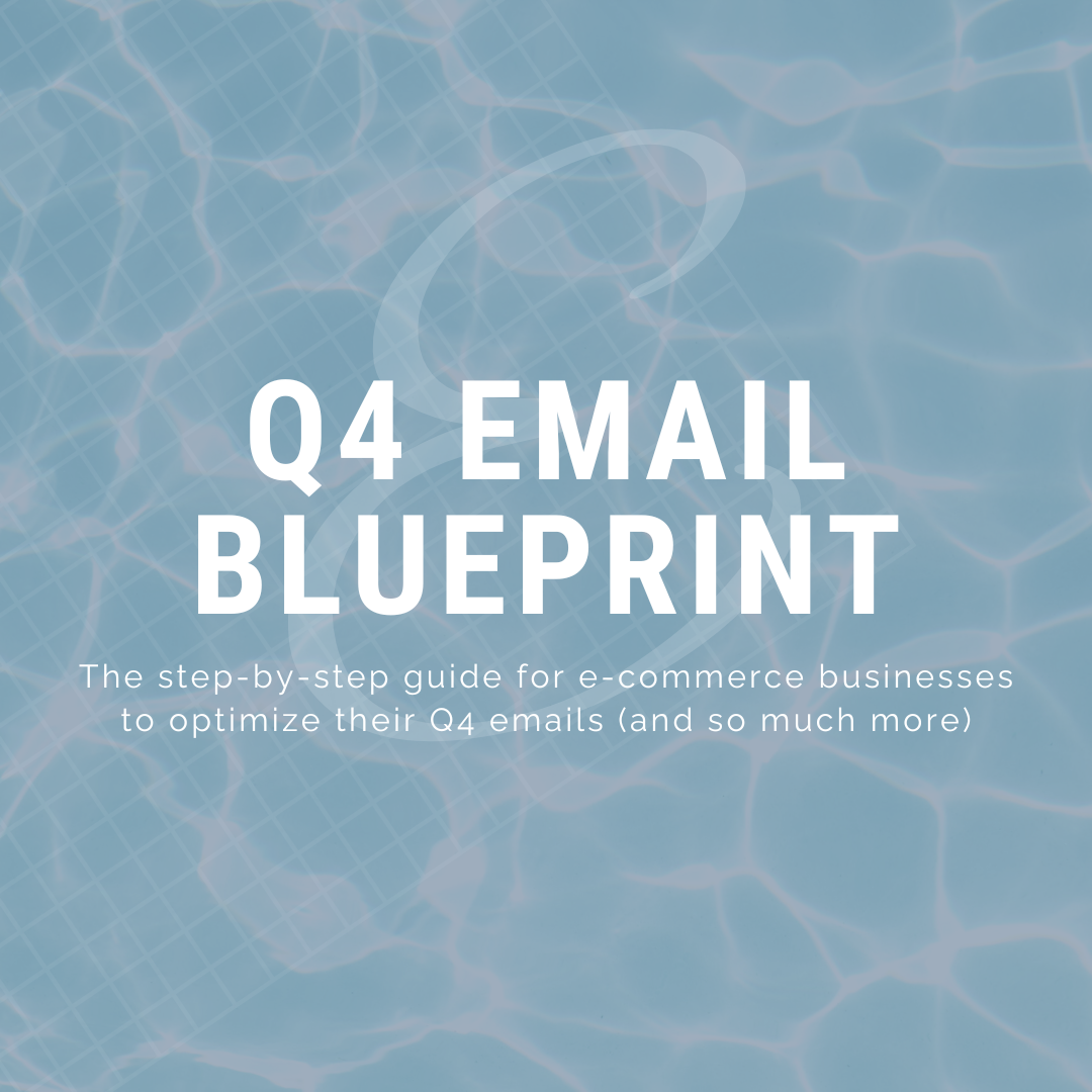 EVENT SPECIAL 2024 Q4 Email Blueprint **bonus module included**